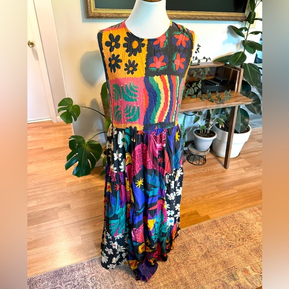 FARM Rio Multicolor Floral Midi Dress - Picture 6 of 10